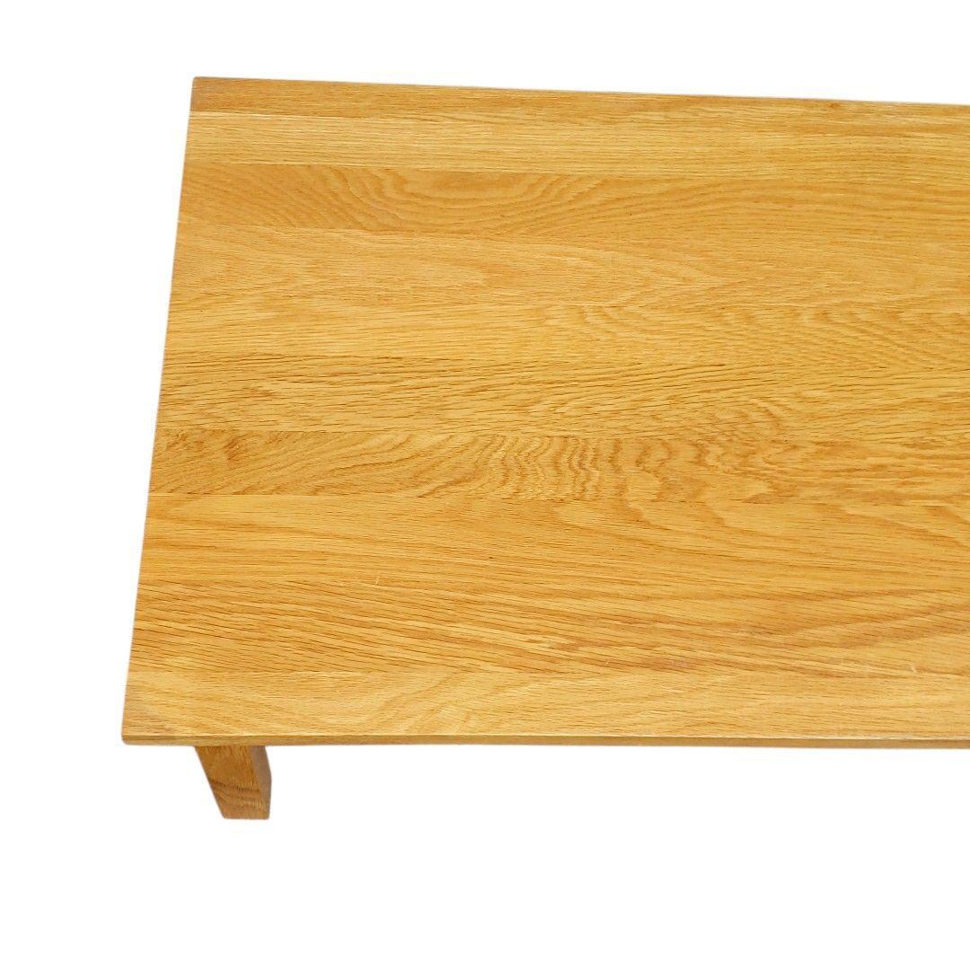 無印良品 木製ローテーブル 引出付 オーク材 ナチュラル 無垢材 文机 デスク