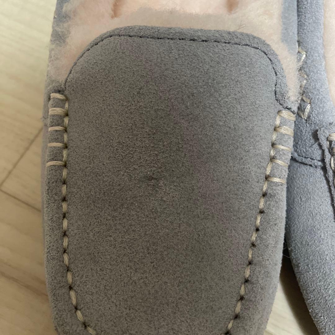 UGGモカシン24cmライトグレー