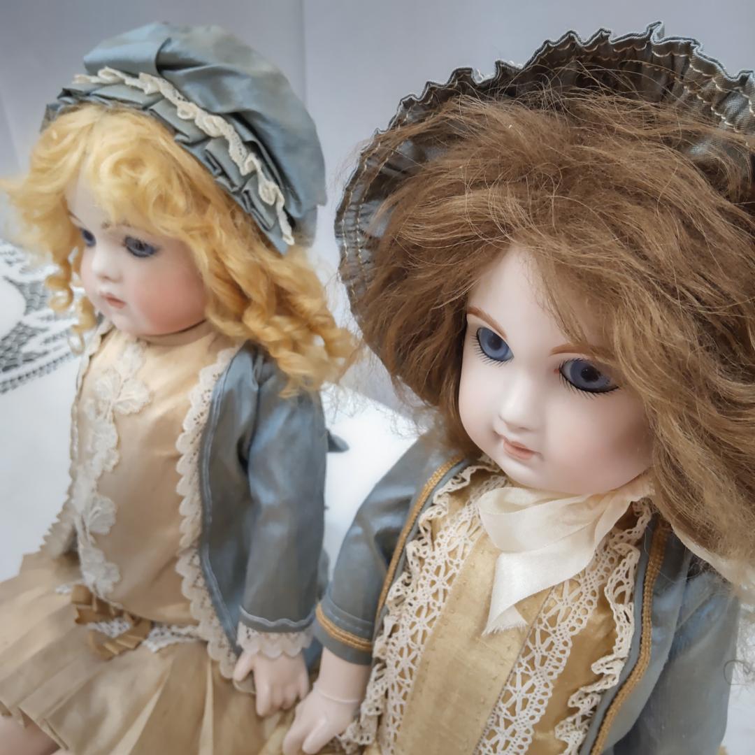 ブリュ　ジュモー　アンティークリプロ　　双子コーデ