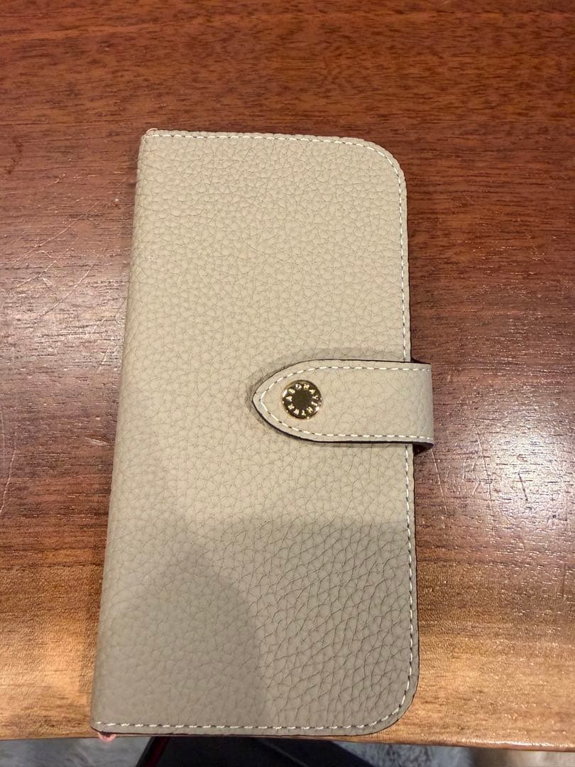 ボナベンチュラ iPhone 17 Pro 手帳型ケース グレージュ