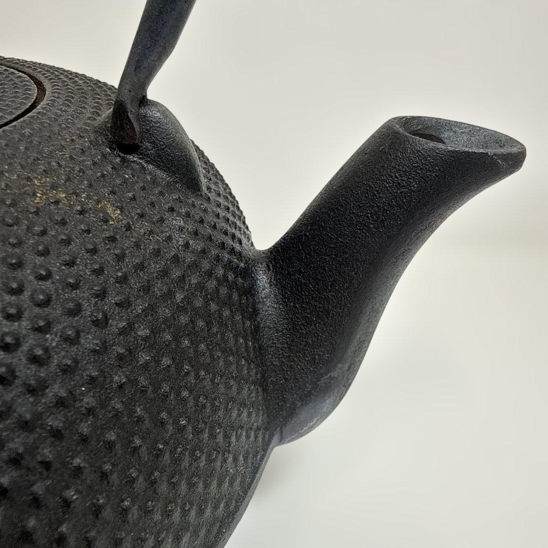黒い鋳鉄製鉄瓶　南部盛栄堂　☺︎