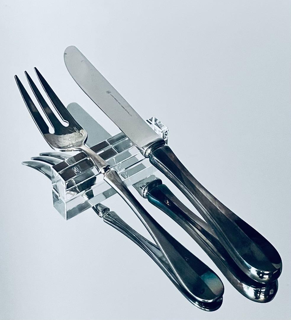 BACCARAT バカラ/ 2本　カトラリーレスト 箸置き ナイフレスト　A