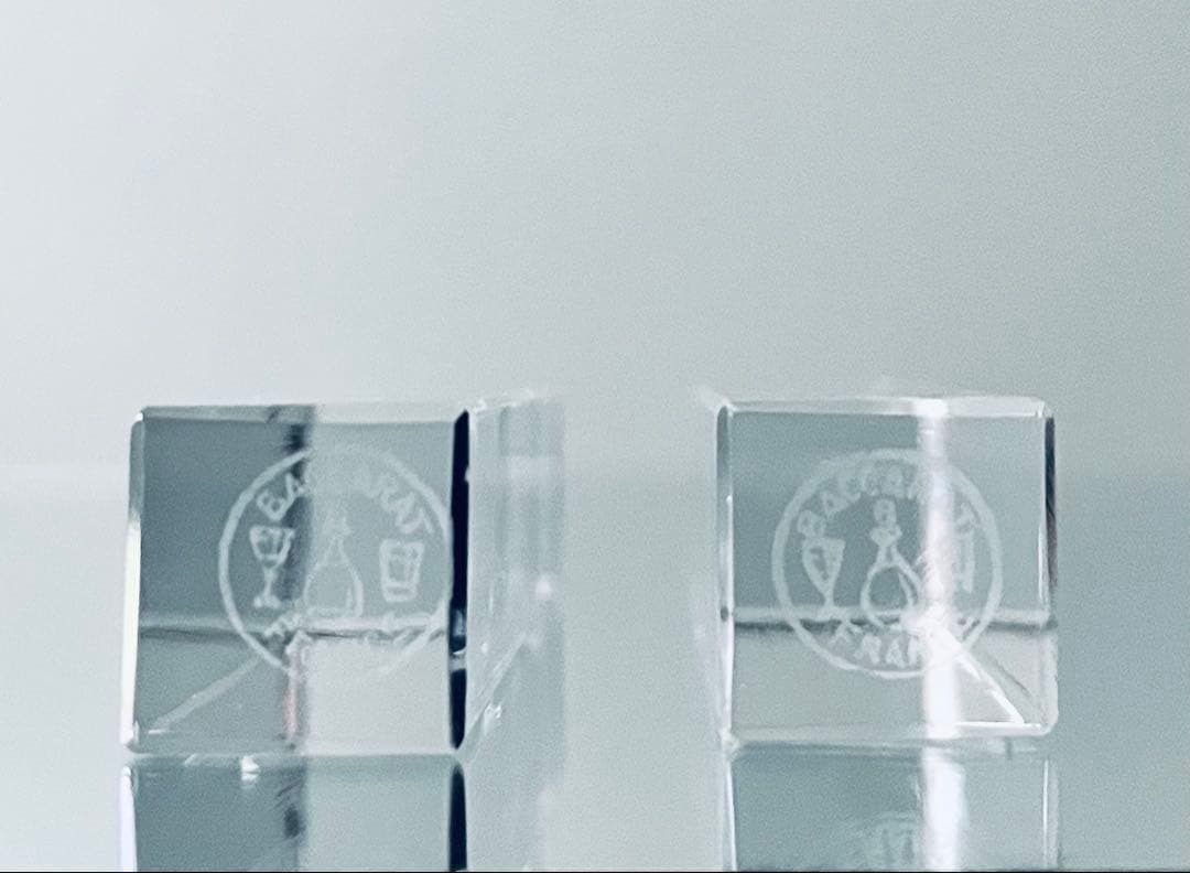 BACCARAT バカラ/ 2本　カトラリーレスト 箸置き ナイフレスト　A