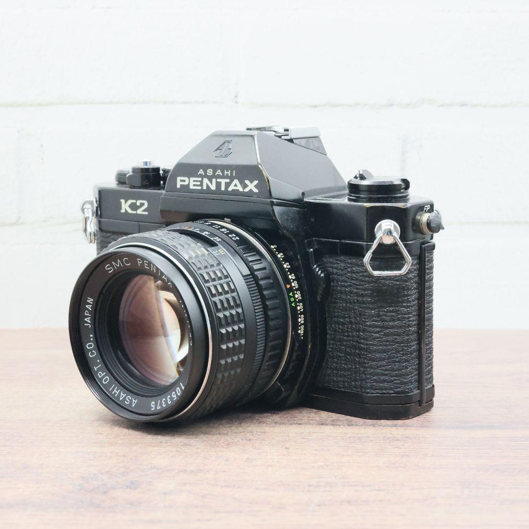 【完動品】PENTAX K2 black / 50mm F1.4 【分解清掃済】