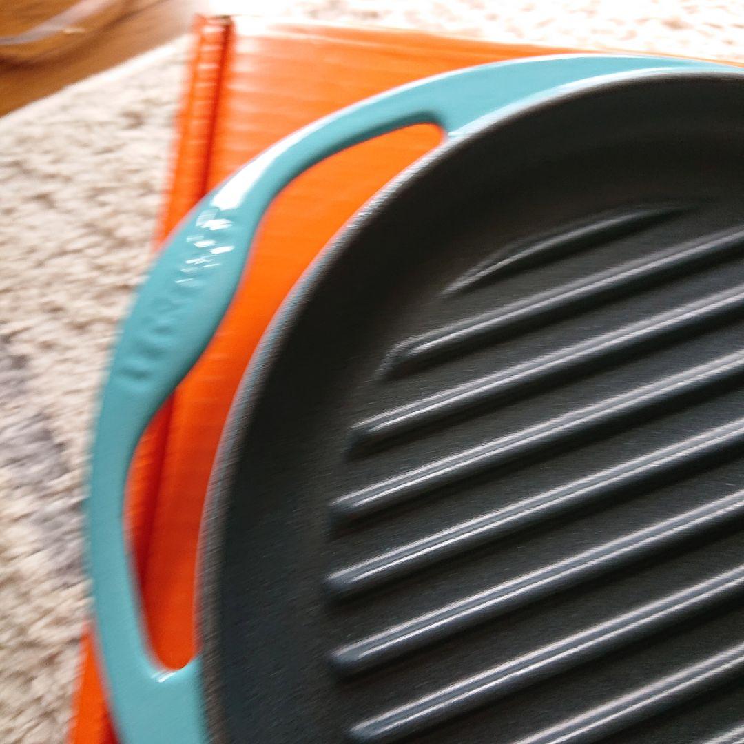 ル・クルーゼ グリルパン ターコイズ 25センチ