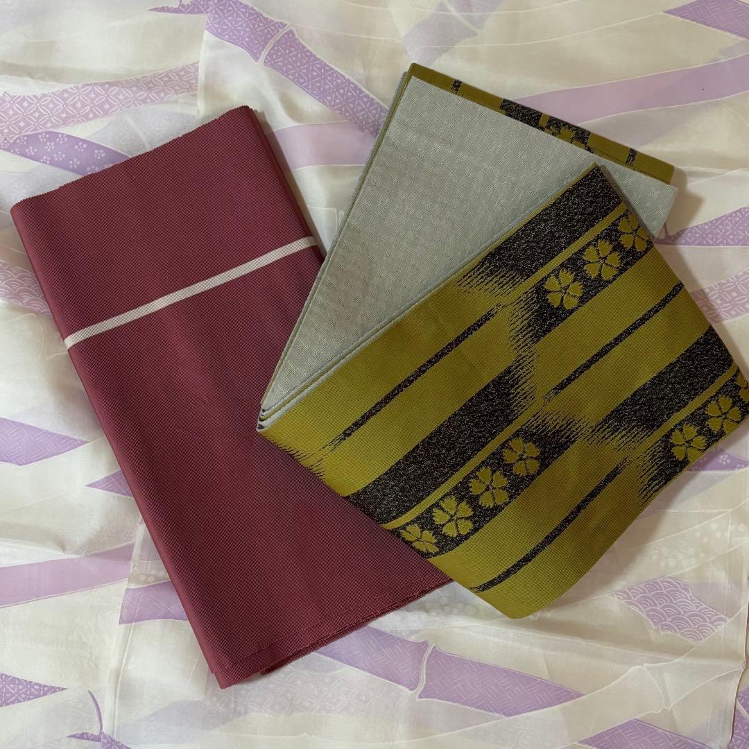 【即購入◎】送料込み 単衣・浴衣 まとめ売り 有松 竺仙 小千谷縮 夏帯締