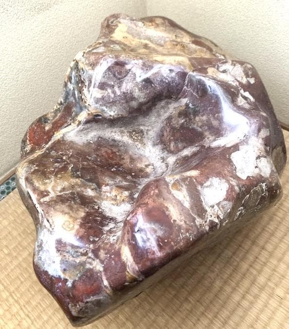 佐渡 赤石　赤玉石　重量40.25kg 　自然石