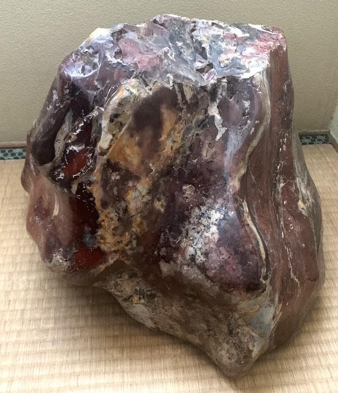 佐渡 赤石　赤玉石　重量40.25kg 　自然石