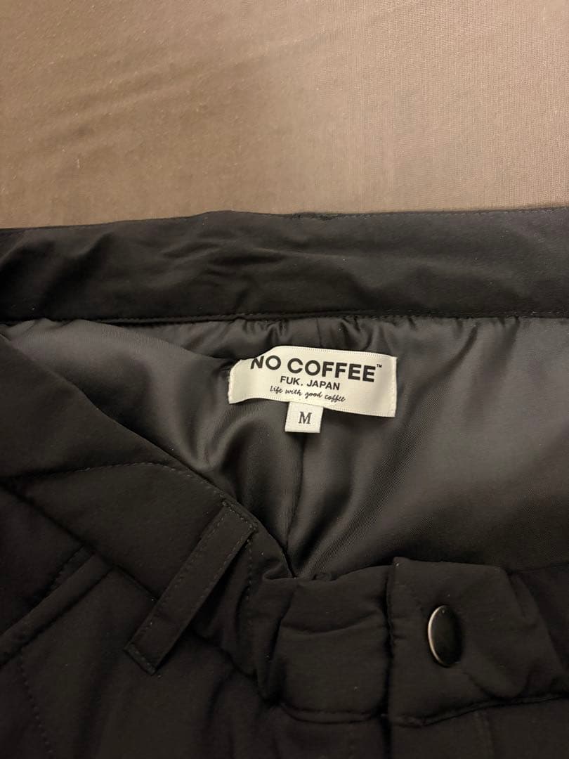 NO COFFEE x CLUBHAUS NO GOLF パンツ　黒　Mサイズ