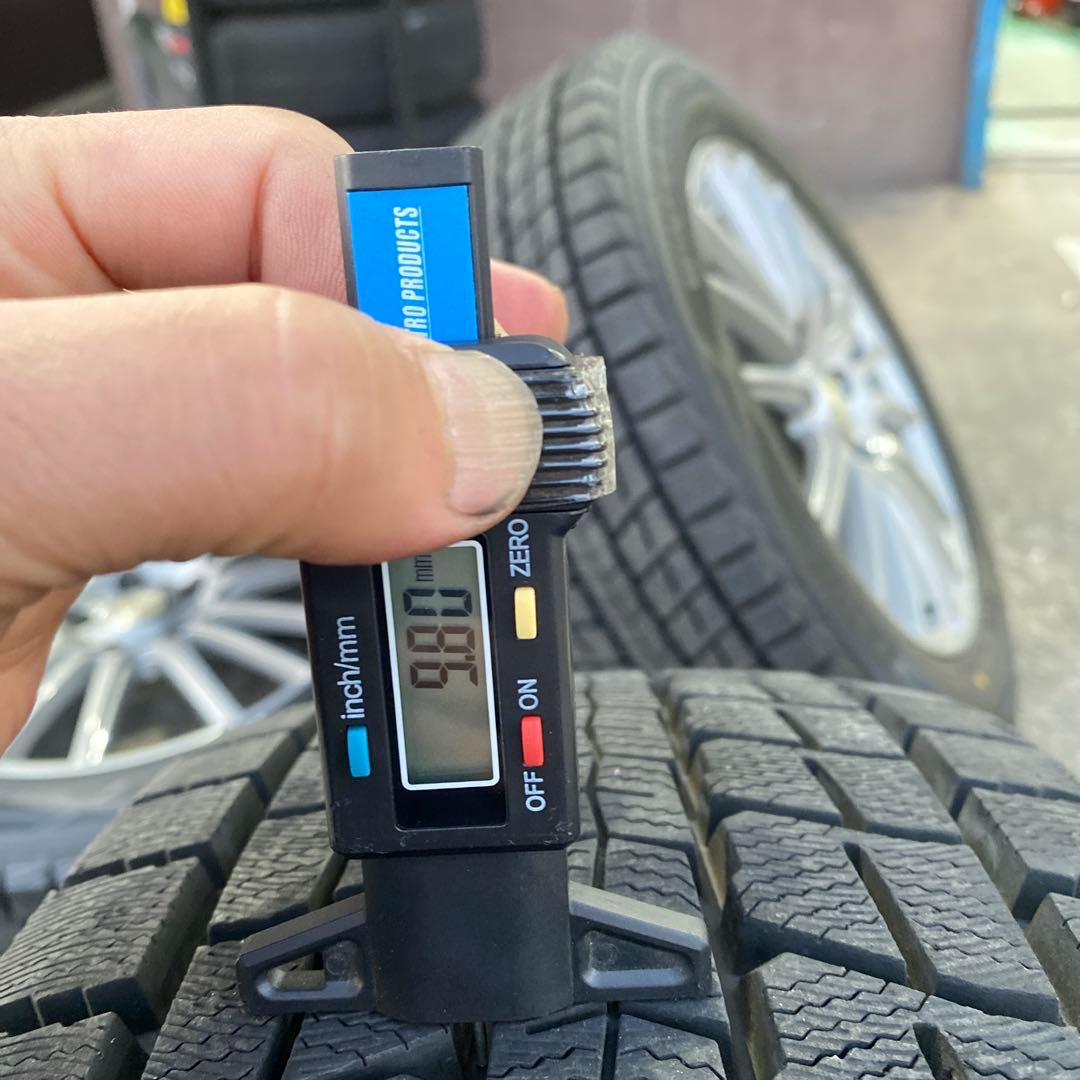 ◇中古バリ溝ダンロップ225/60R17スタッドレスセット30アルファード