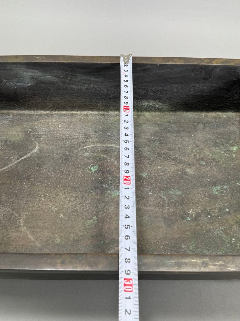 銅水盤　いけばな　池坊　古流　小原流　銅製華道具　重さ6.3kg 水漏れなし