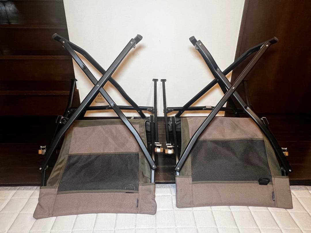 【美品】スノーピーク　ローチェアショートグレー色 2脚セット