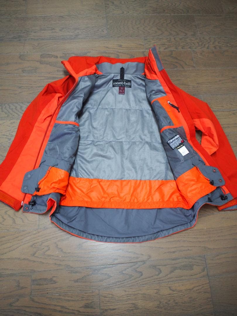 mont-bell ドロワットパーカー　レディースS オレンジ