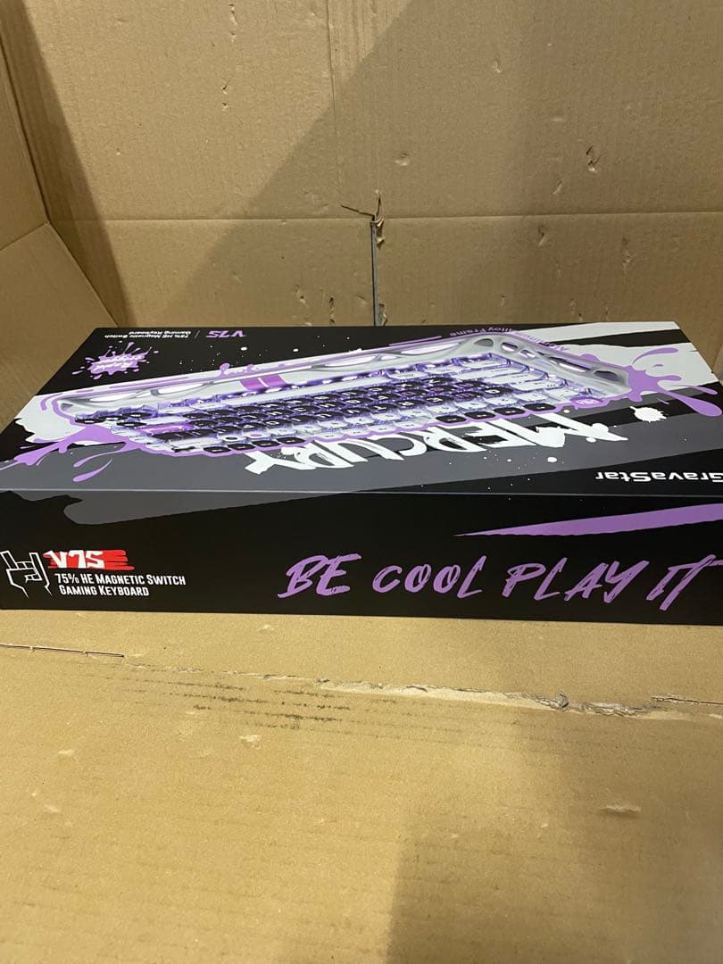 GravaStar Mercury V75 キーボード テンキーレス ホワイト