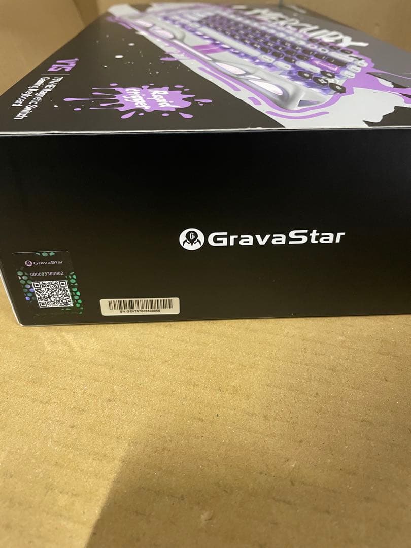 GravaStar Mercury V75 キーボード テンキーレス ホワイト