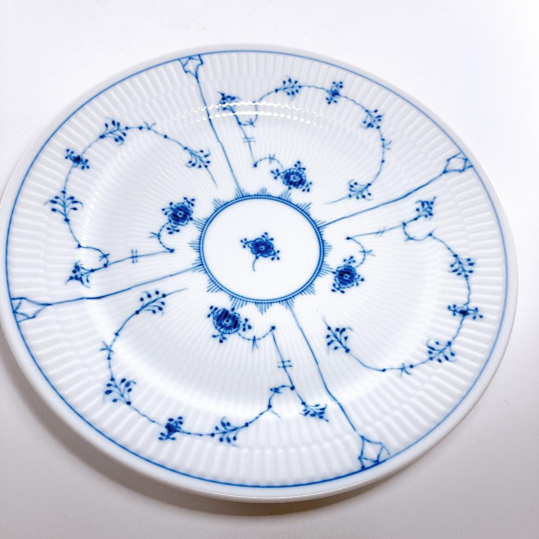 ロイヤルコペンハーゲン ブルーフルテッド プレート 27cm 2枚　|3900|