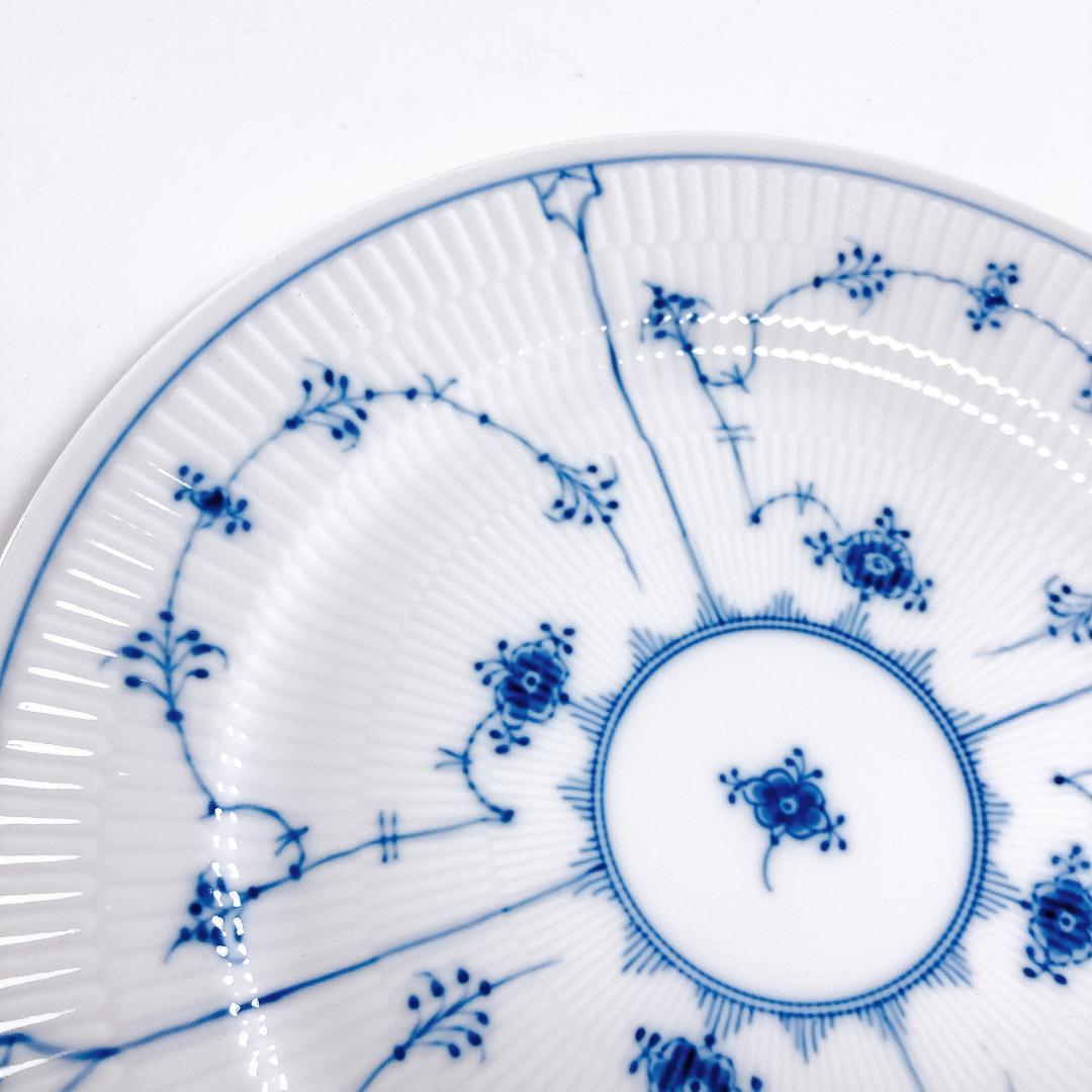 ロイヤルコペンハーゲン ブルーフルテッド プレート 27cm 2枚　|3900|