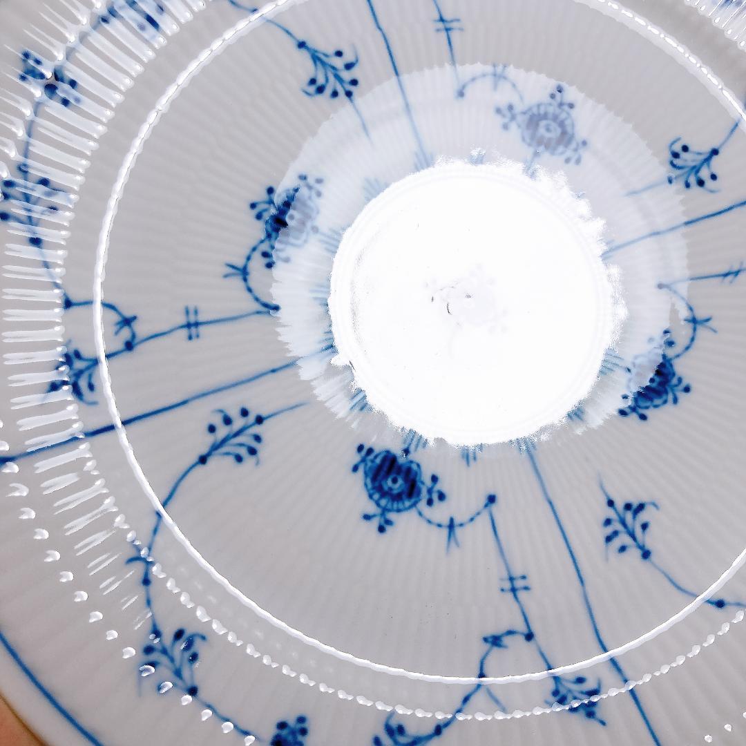 ロイヤルコペンハーゲン ブルーフルテッド プレート 27cm 2枚　|3900|