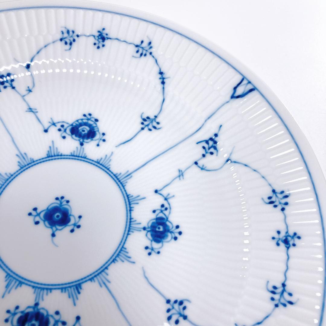 ロイヤルコペンハーゲン ブルーフルテッド プレート 27cm 2枚　|3900|