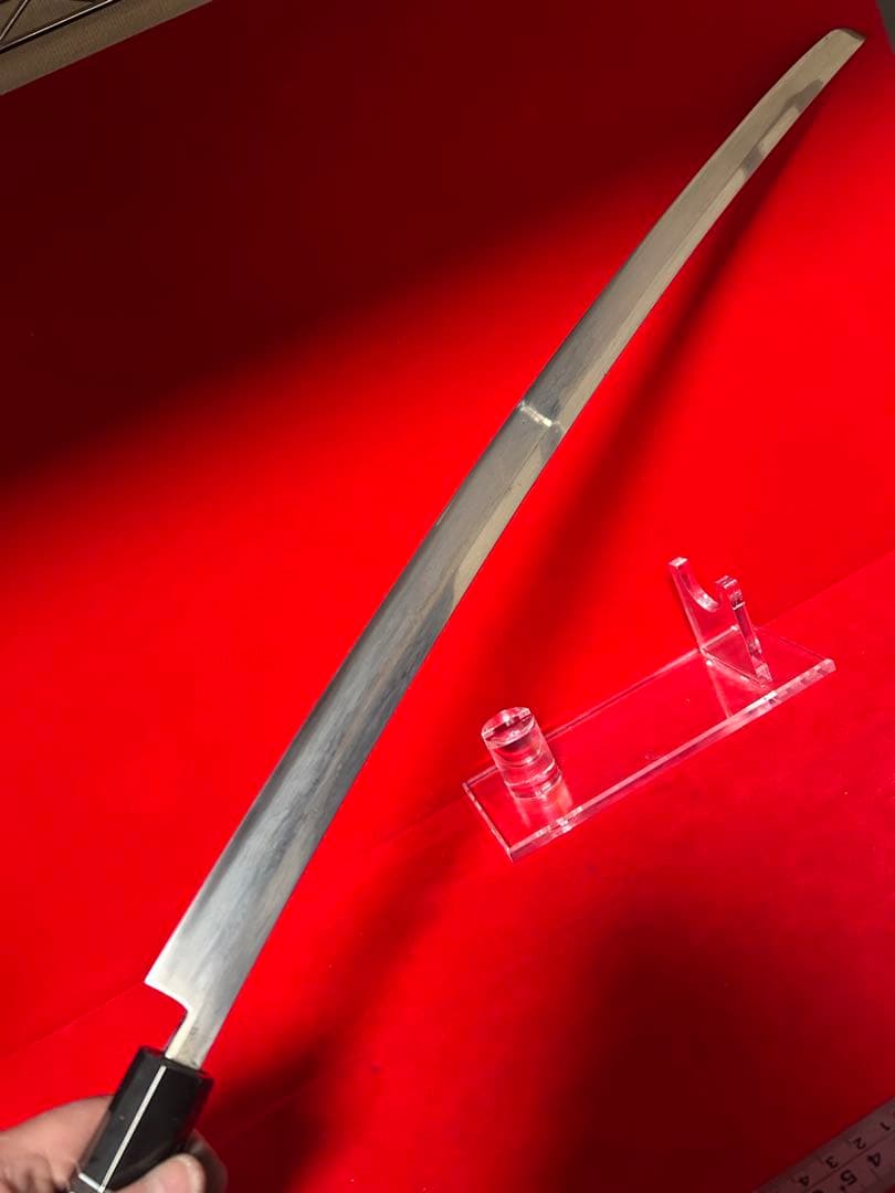 01589 包丁　マグロ包丁　超美品　刃文綺麗　墨流し　地肌綺麗　未使用品