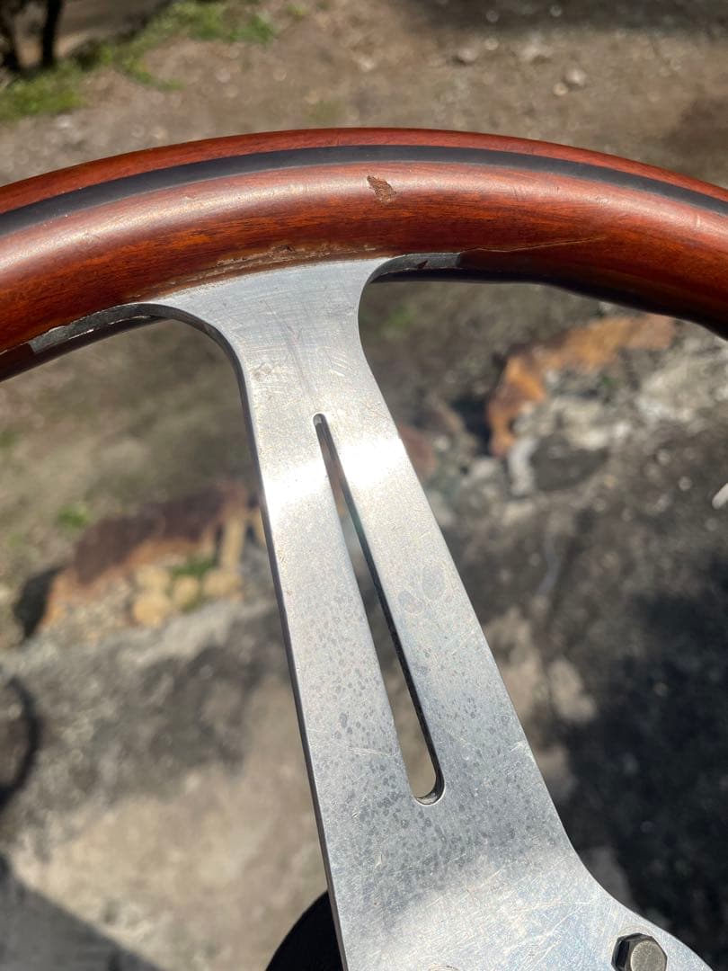 ナルディ　ウッドステアリング　当時物