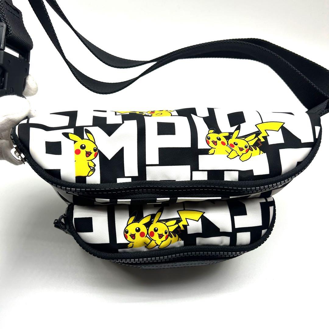 ★極美品★ロンシャン ポケモンコラボ ボディバッグ 斜め掛け ナイロン レザー
