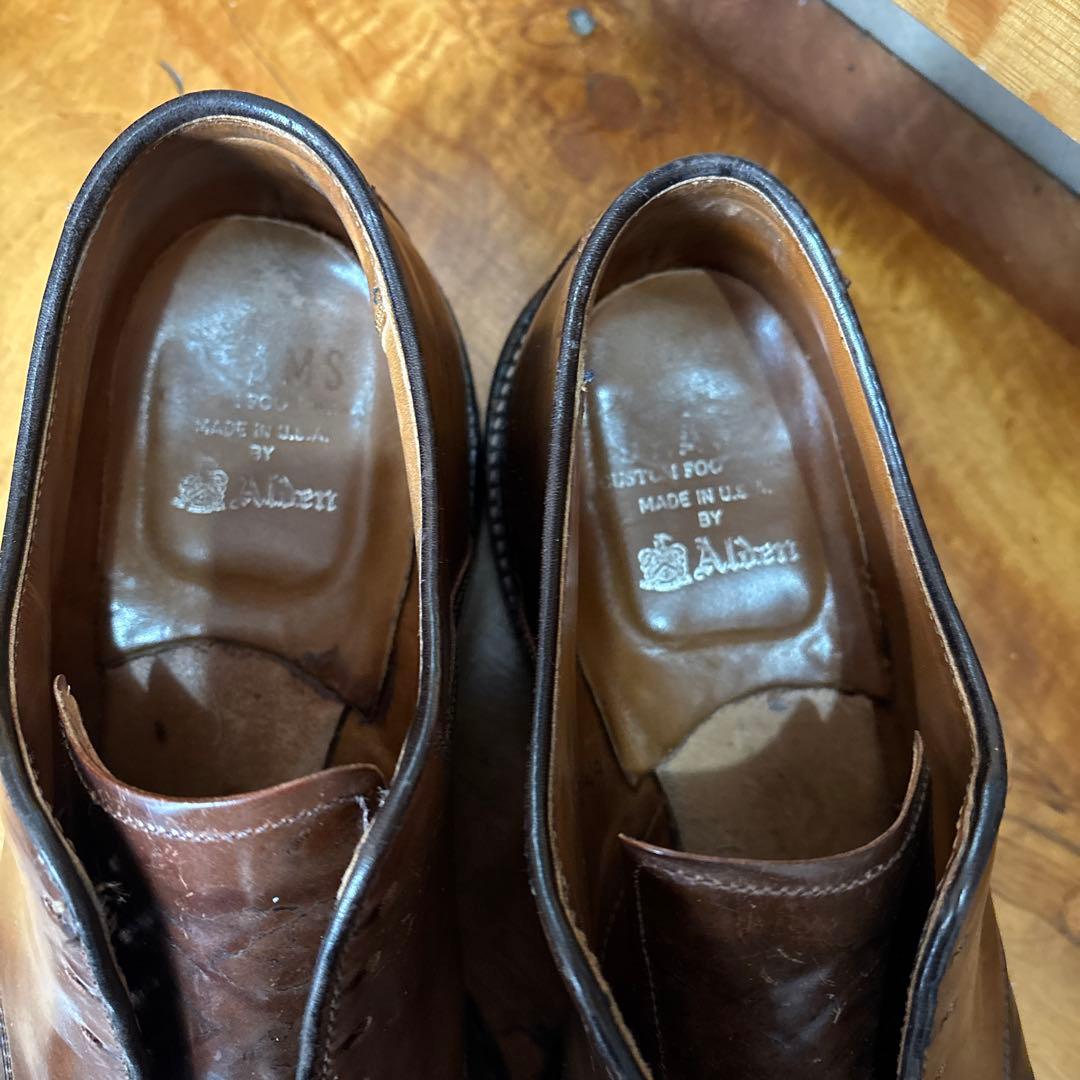 Alden ビームス別注 サドルダービー マホガニーコードバン　7ハーフ