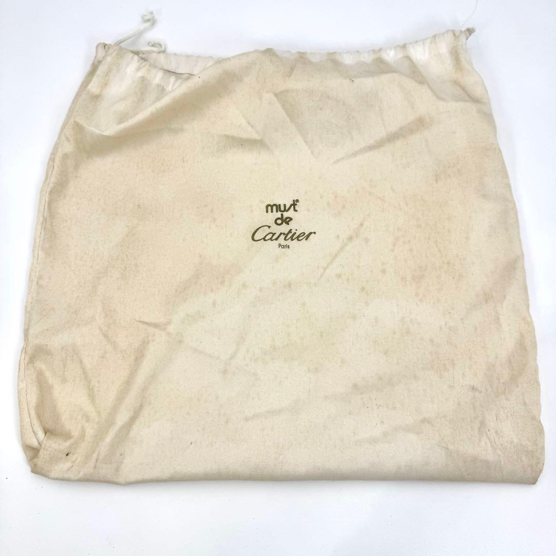 ✨極美品✨カルティエ ハンドバッグ ターンロック ロゴ マストライン ボルドー