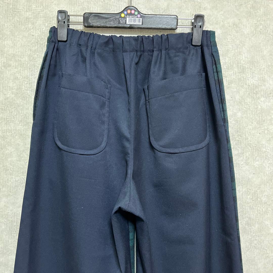 【美品】トリココムデギャルソン　ブラックウォッチパンツ