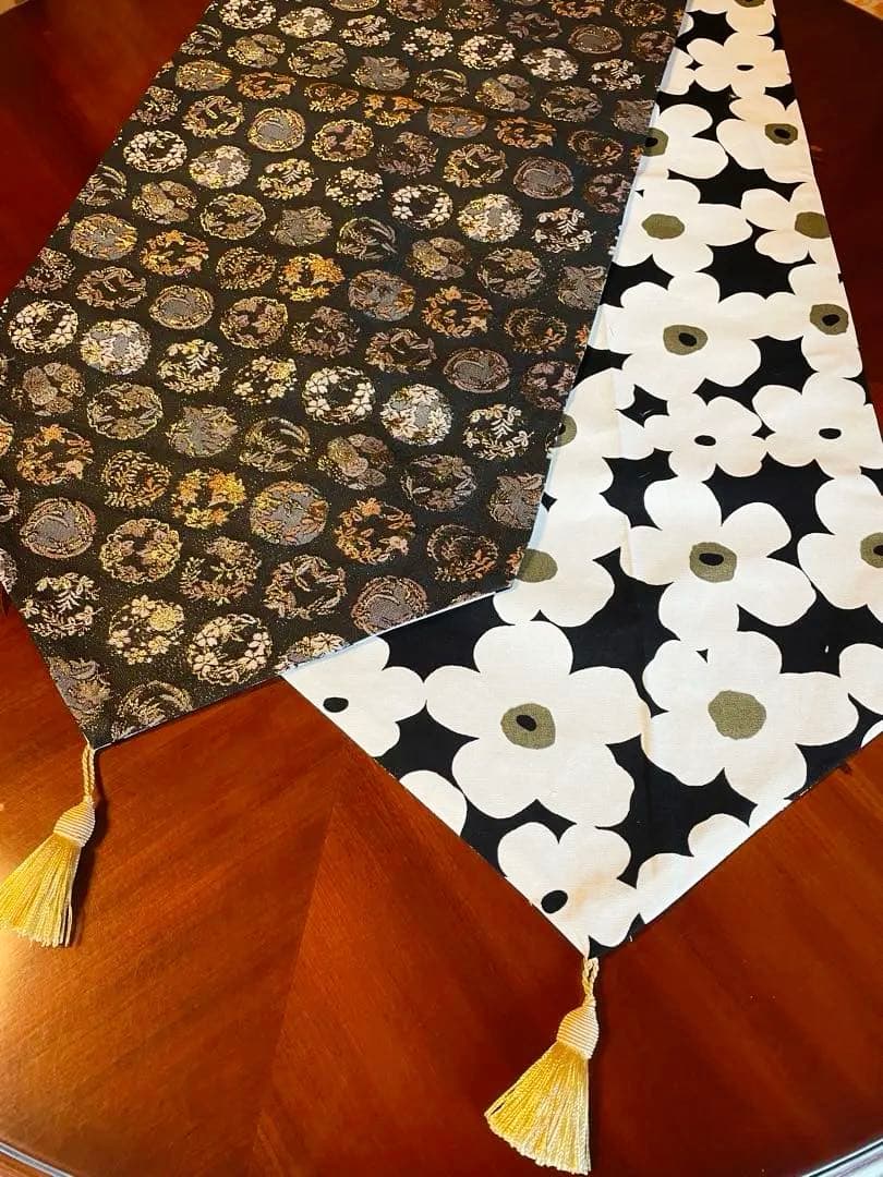 テーブルランナー:リバーシブル 【babano工房】