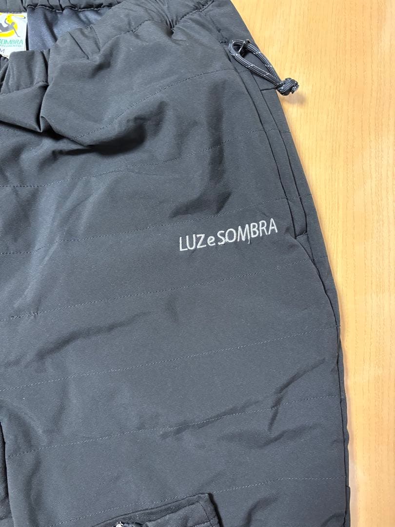 ルースイソンブラ　サーモライト　中綿パンツ　M　ナビゲーター　黒　フットサル