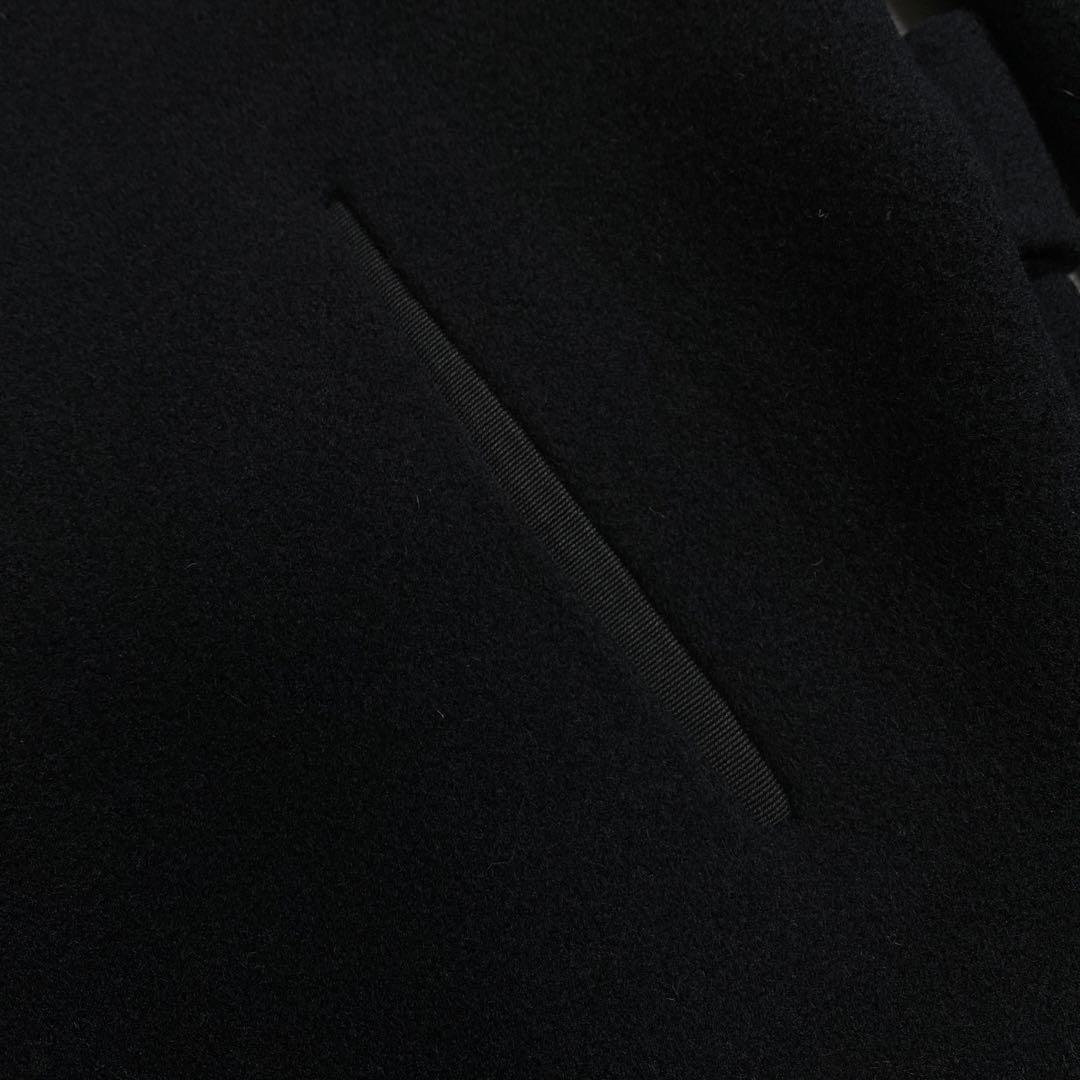 極美品♡ヘルノ 現行 フォックスファーディテイルウールコート ロングスリーブ