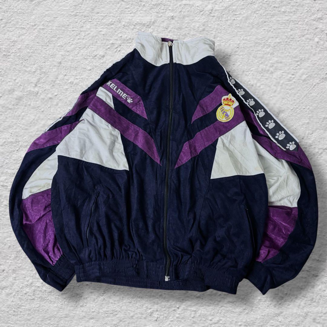 KELMEレアルマドリードトラックジャケットvintage古着ベロアスペイン製