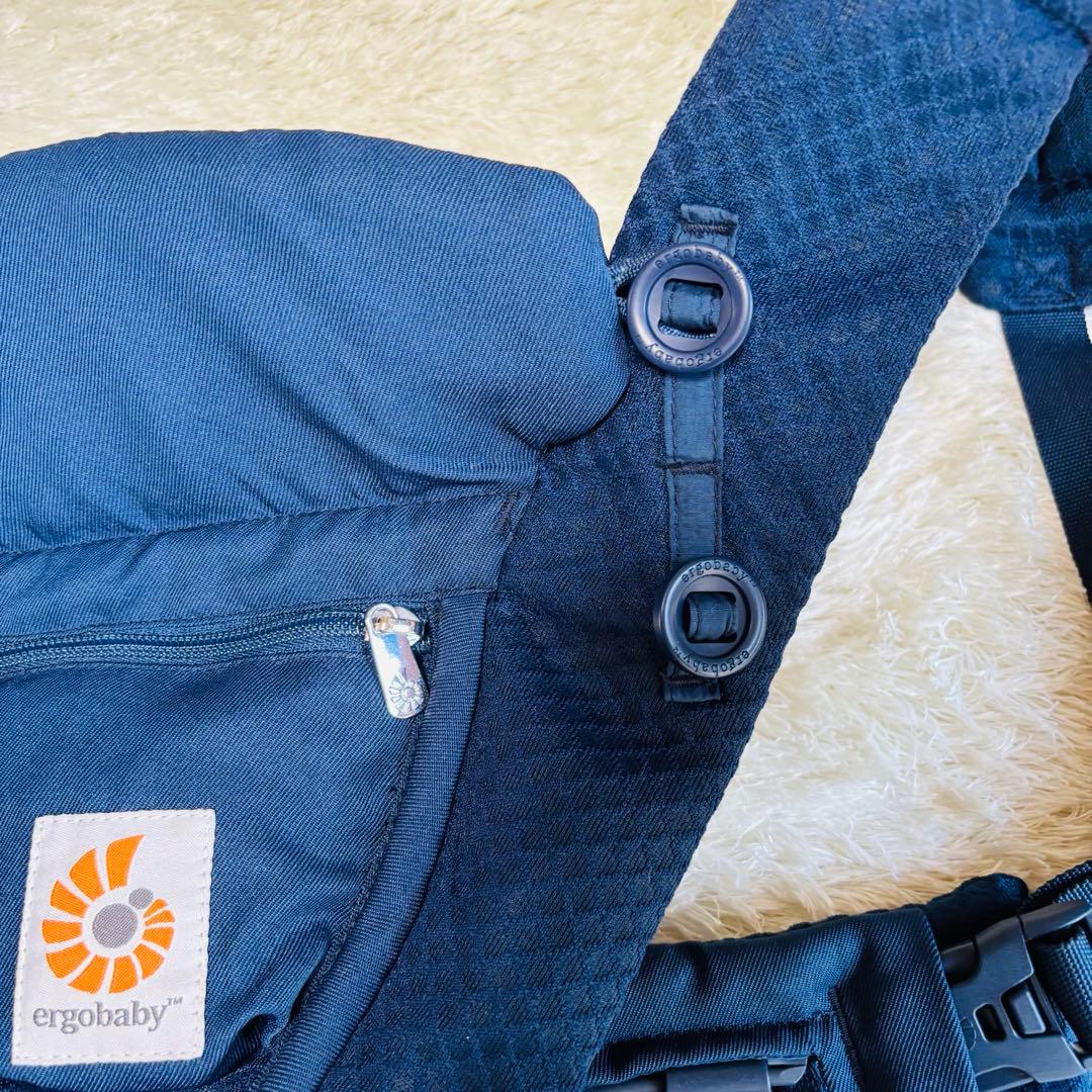 【美品】エルゴベビー OMNI Breeze オムニブリーズ ミッドナイトブルー