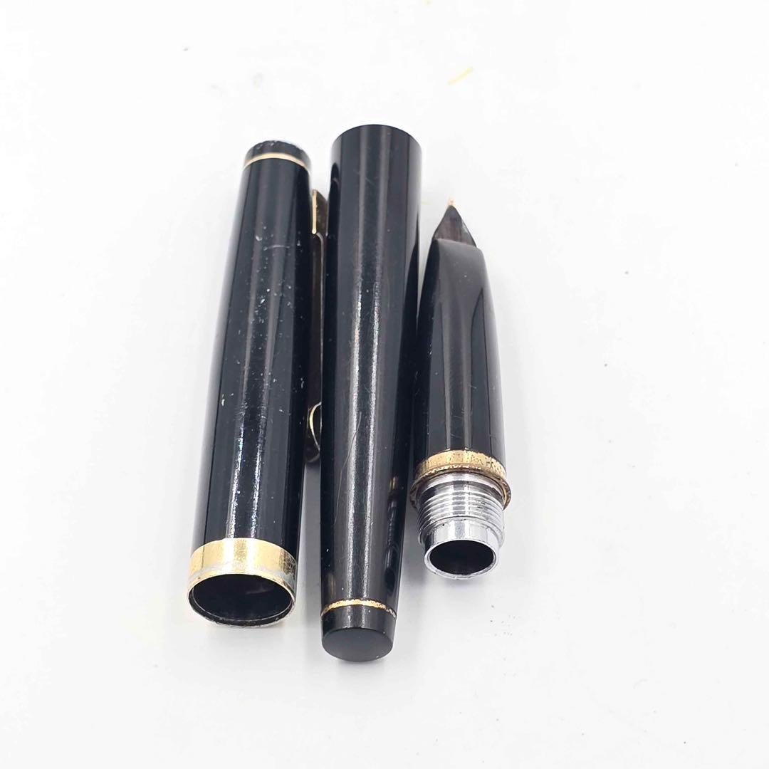 PLATINUM 18K 万年筆 ヴィンテージ レトロ 波クリップ 筆記未確認