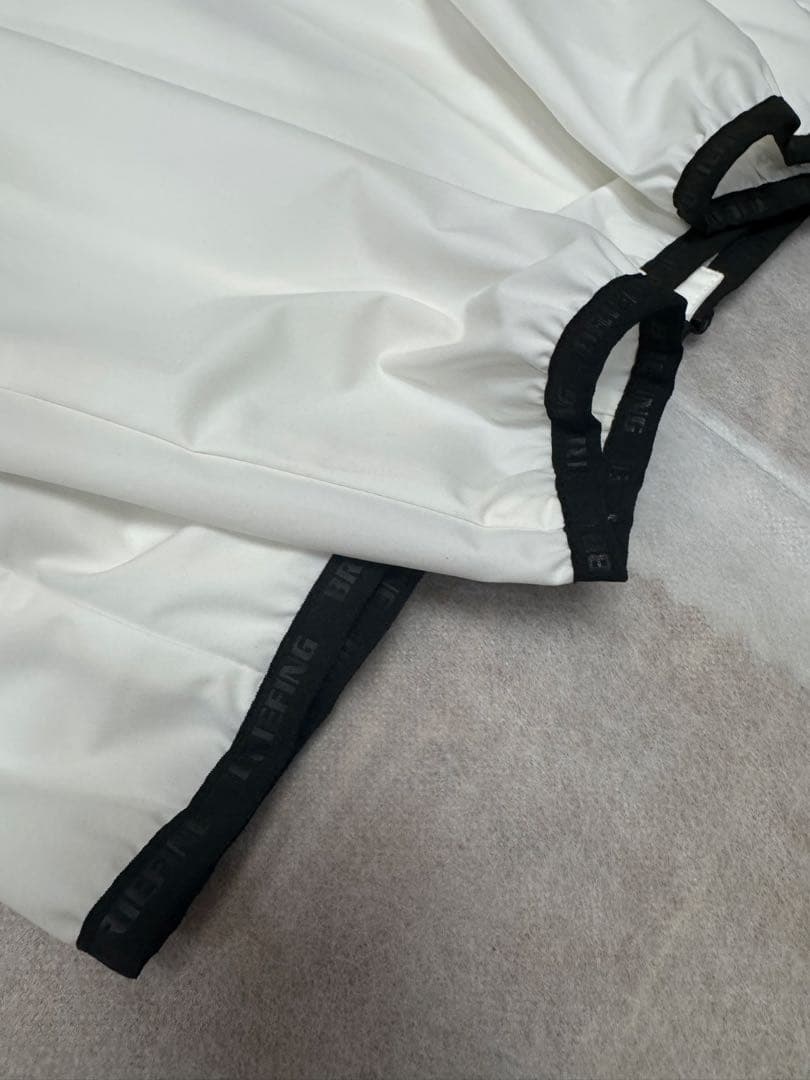 ブリーフィングゴルフ BRIEFING GOLF ウィンドブルゾン ホワイトM