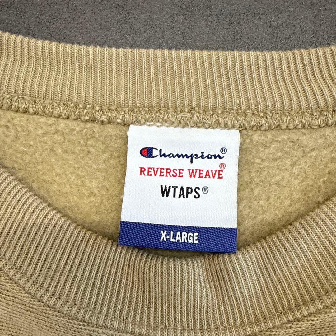 Champion WTAPS コラボ クルーネックスウェット XL ベージュ