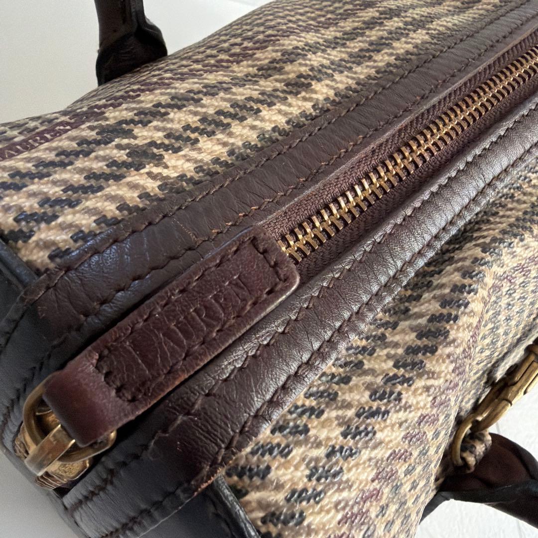 希少 LAUREN RALPH LAUREN 2way ボストン ショルダー