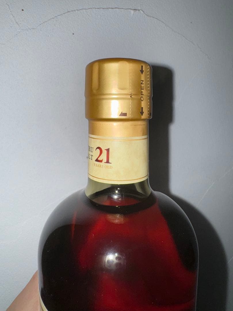 【未開栓・旧ラベル】竹鶴 21年 ピュアモルト 700ml箱付き　新品