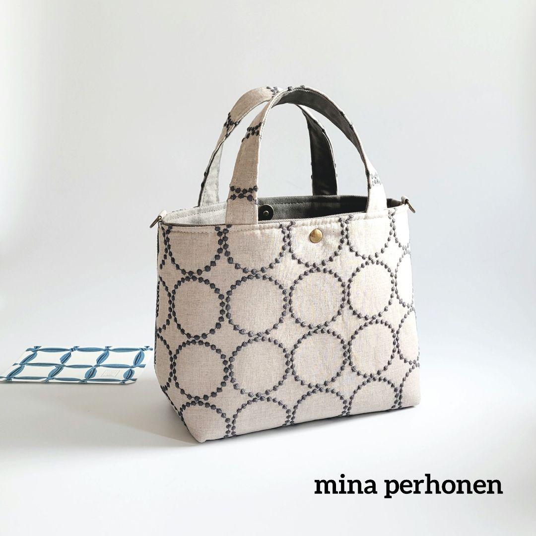 ミナペルホネン　パッチワークシンプルトートバック a