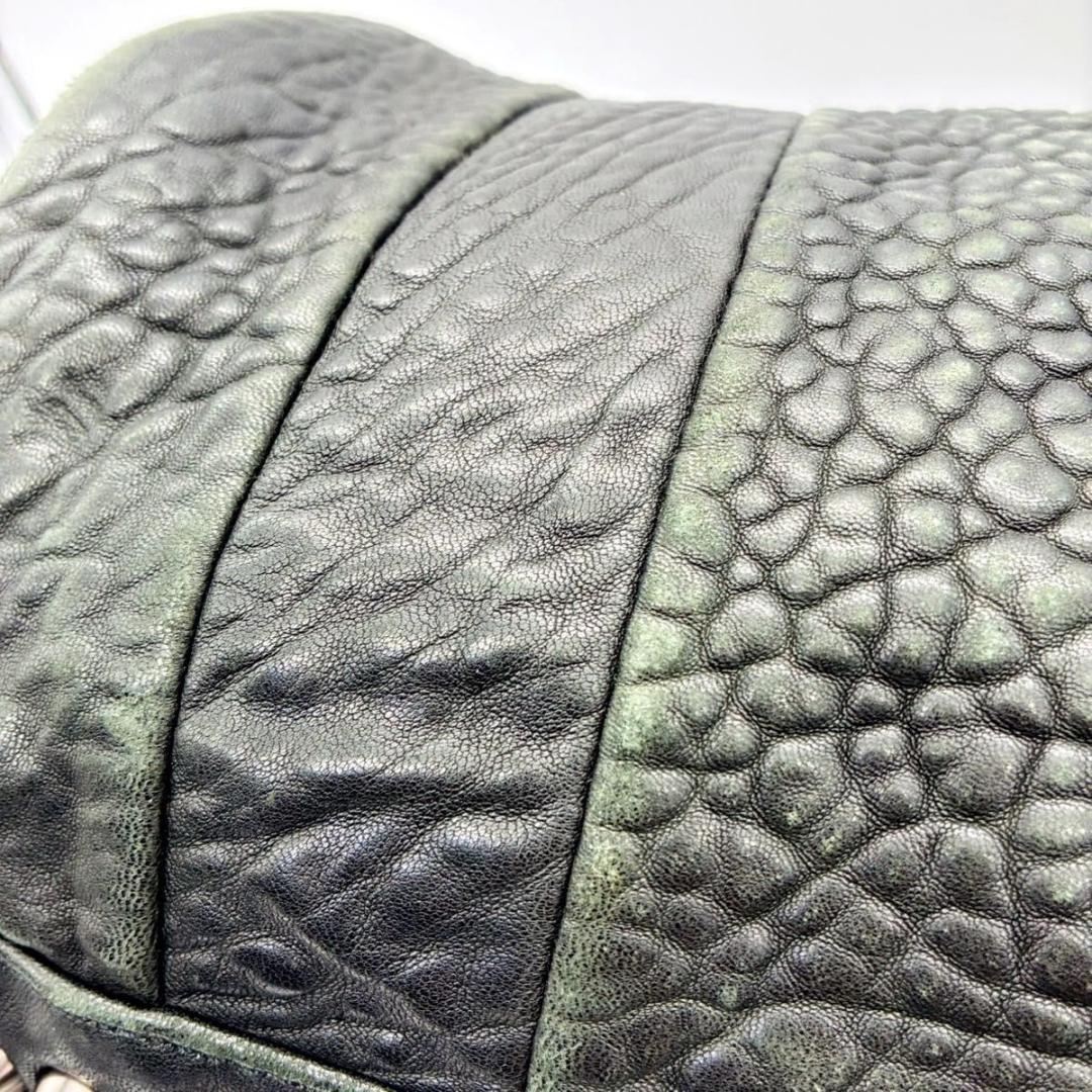 アレキサンダーワン ミニボストン ハンドバッグ レザー シボ革 archiv