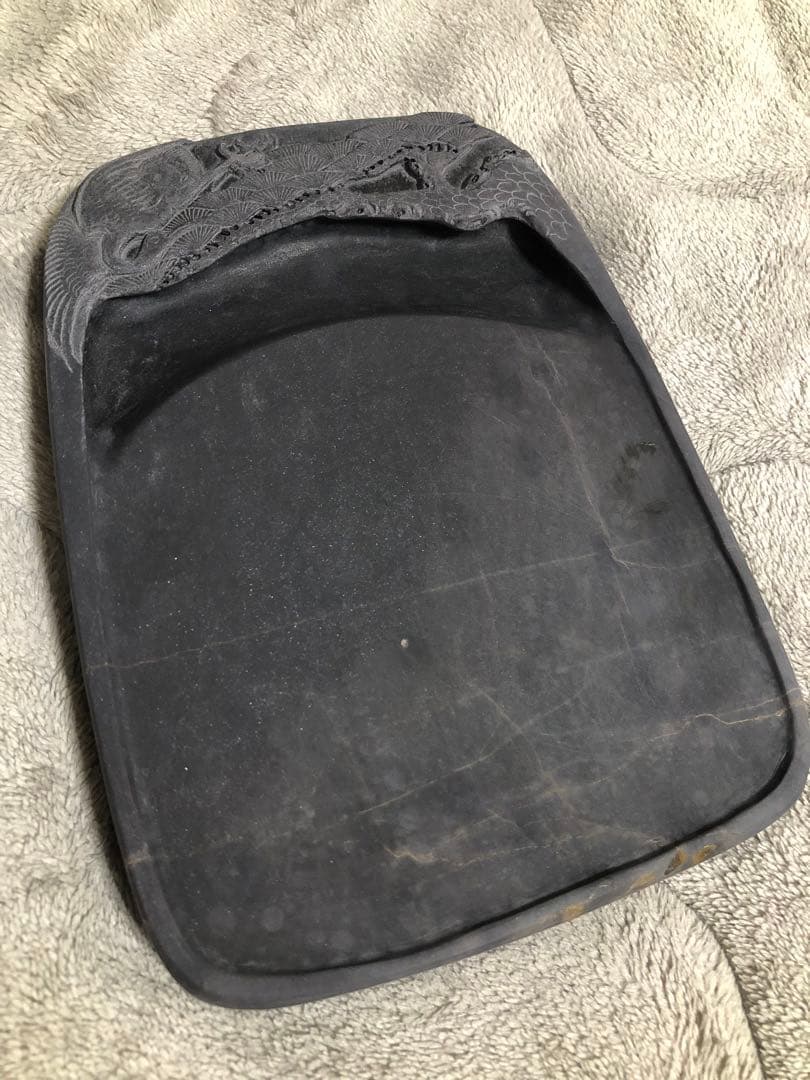 端溪硯 老坑 水巖 大西洞 金綫 青花 書道用品 端渓硯 骨董