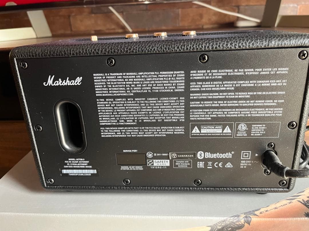 【最終値下げ】Marshall Acton II ワイヤレススピーカー ブラック