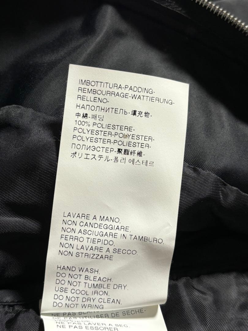人気 1017 ALYX 9SM アリクス ナイロン ジップ ベスト S 黒