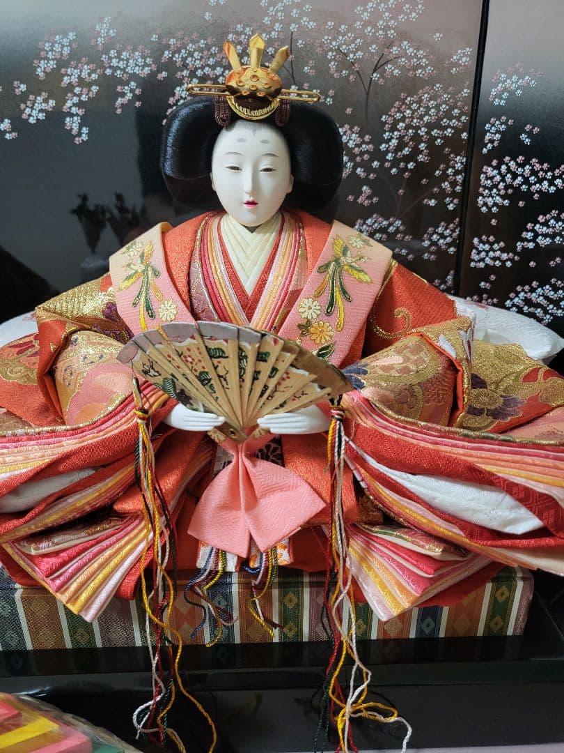 豪華な3段雛人形セット
