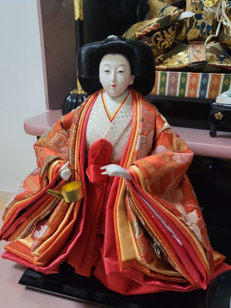 豪華な3段雛人形セット