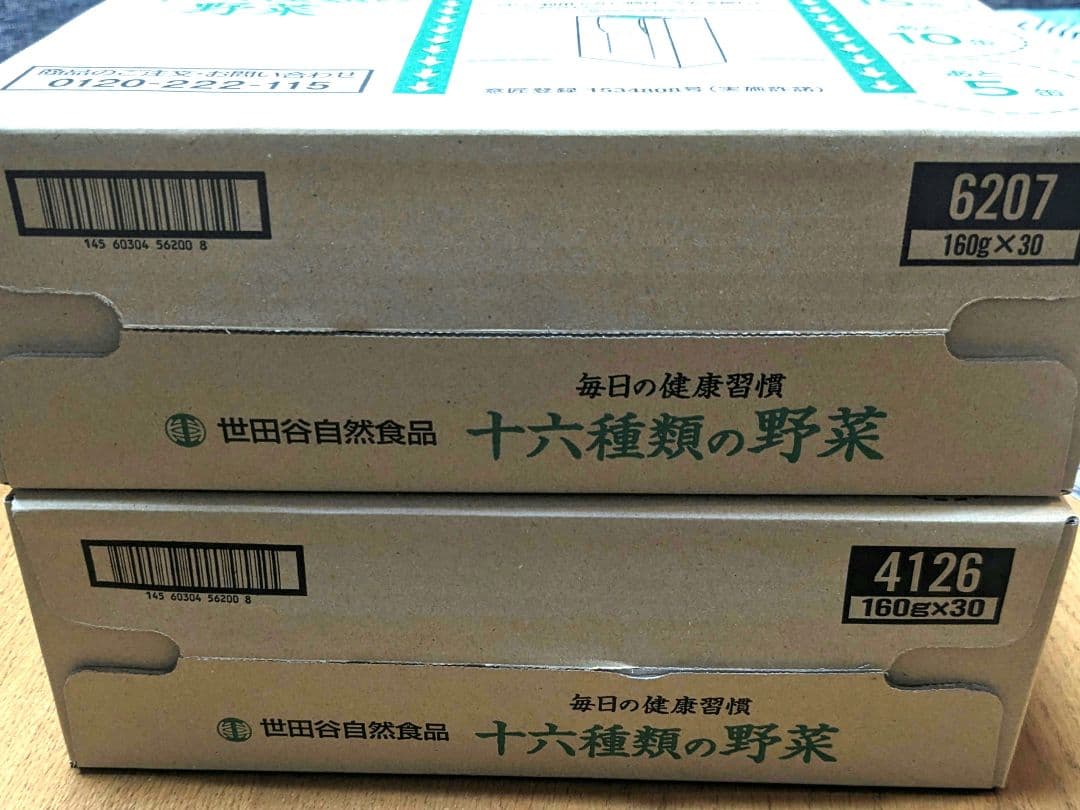 【世田谷自然食品】 十六種類の野菜　 2箱(60本)