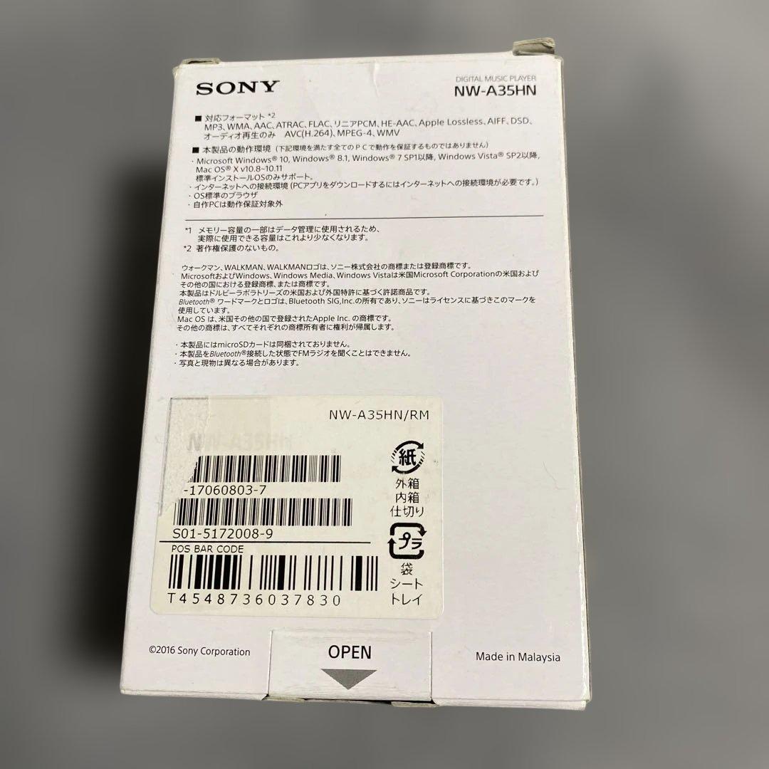 ジャンク品　SONY NW-A105HN 16GB ウォークマン
