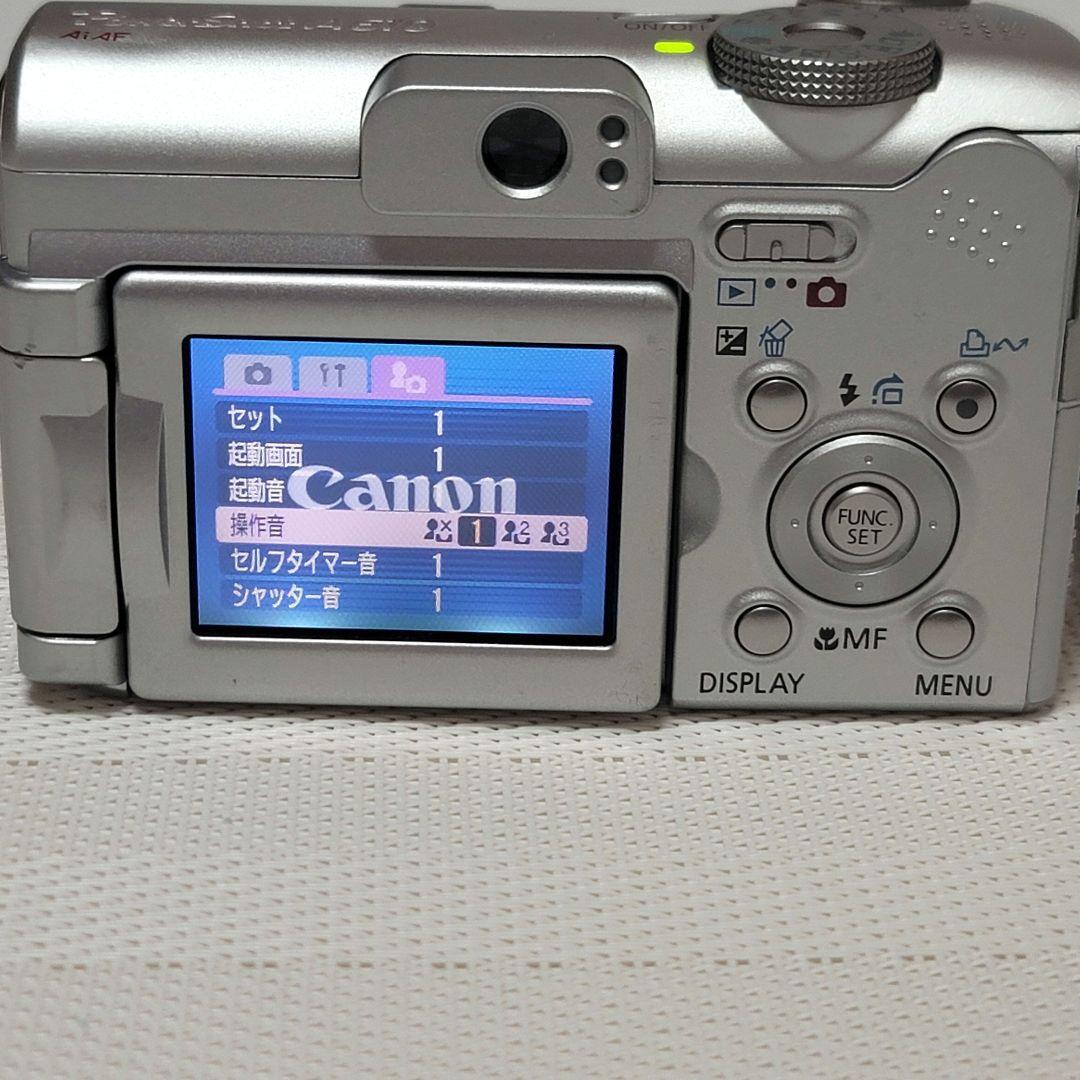 Canon キャノン PowerShot A610 シルバー デジカメ　電池付き