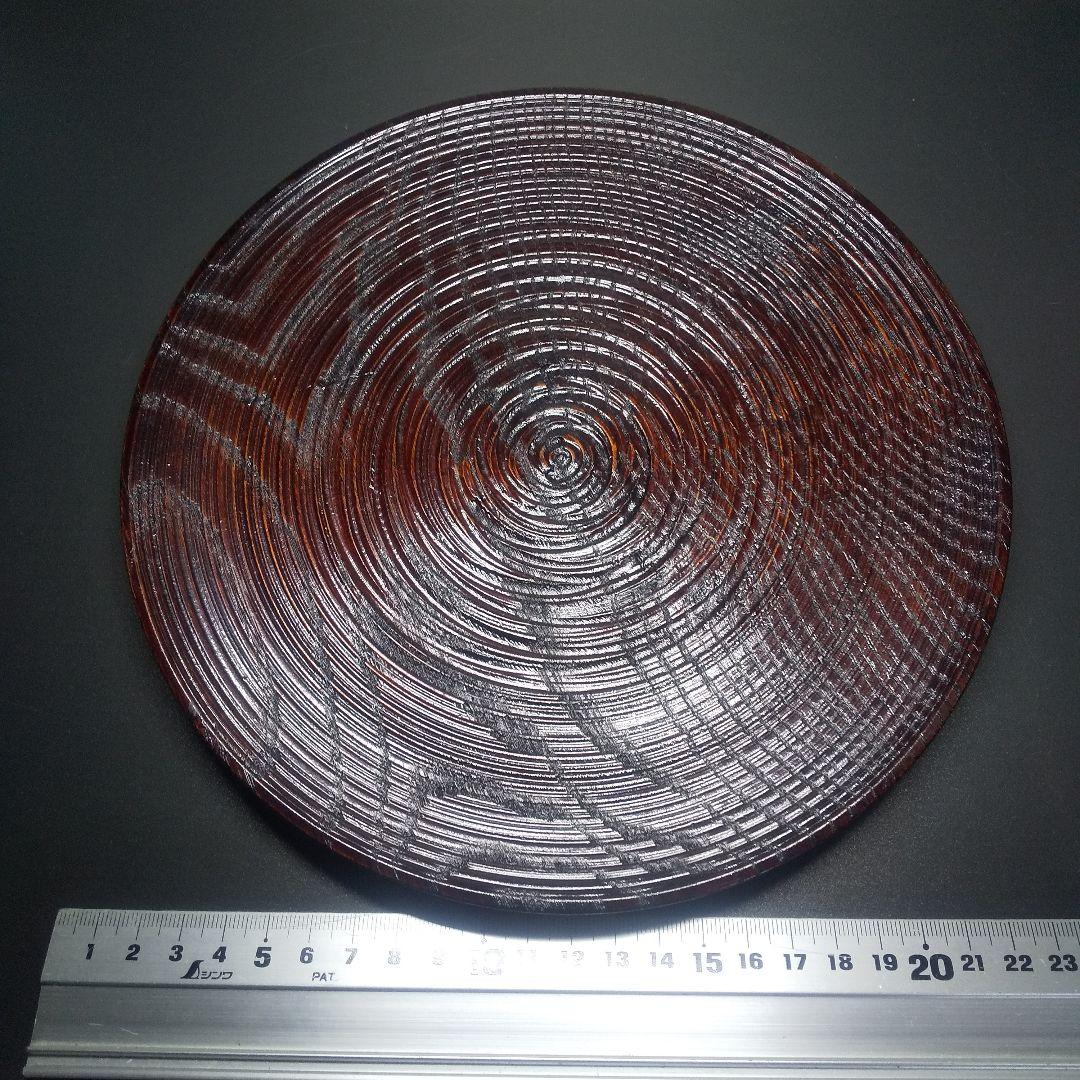 【 未使用・新品 】二代目 村瀬治兵衛 作 沢栗 お盆 漆器 茶道具